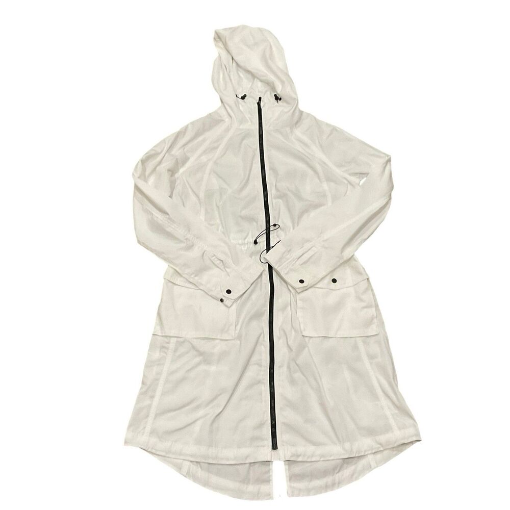 Athleta Everyday Anorak Lightweight Long Wind Raincoat Size Small